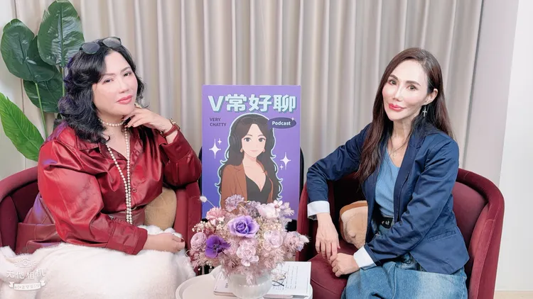 胡曉菁上節目宣傳理念。本人提供