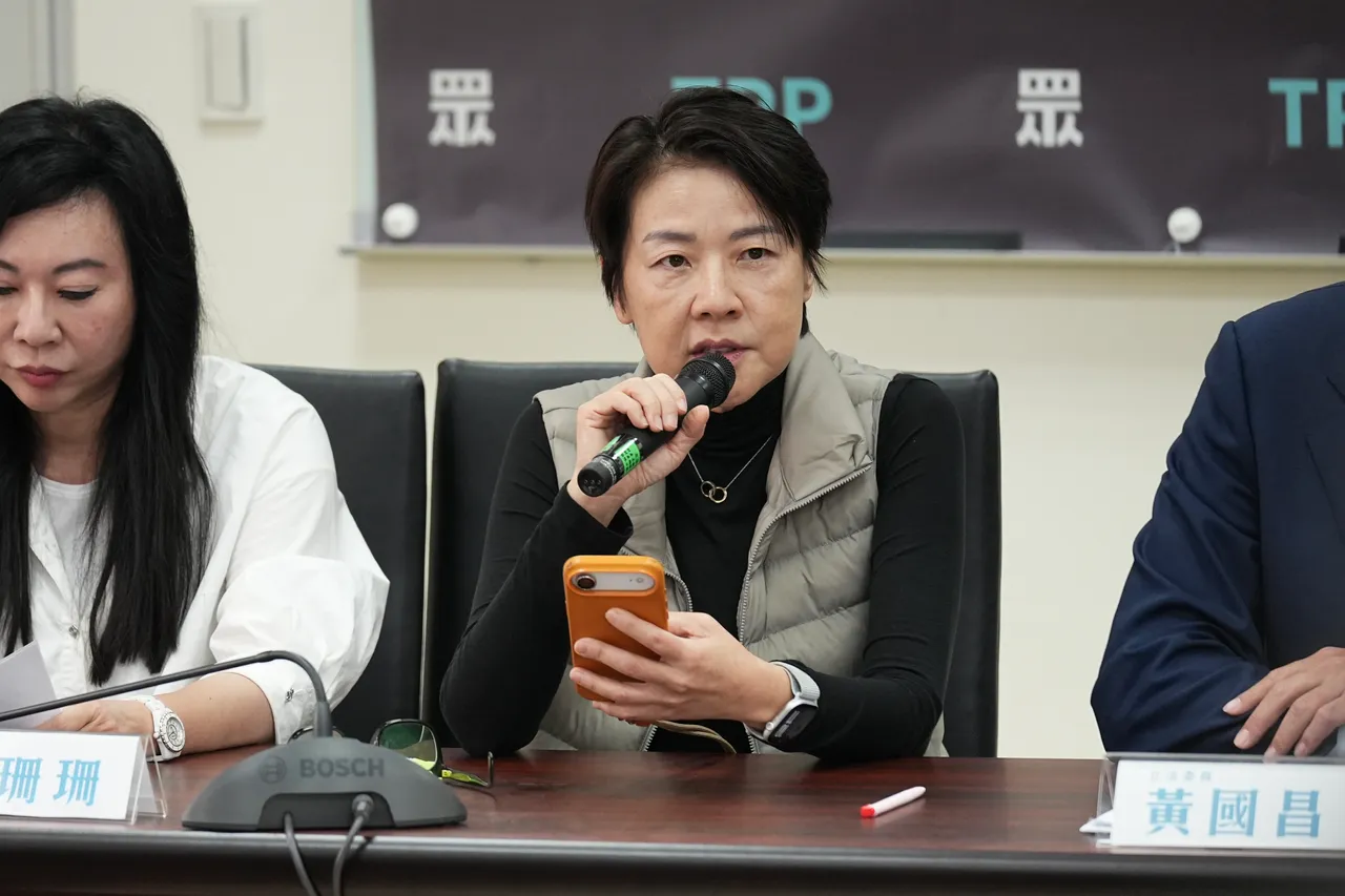 民眾黨立委黃珊珊。彭欣偉攝