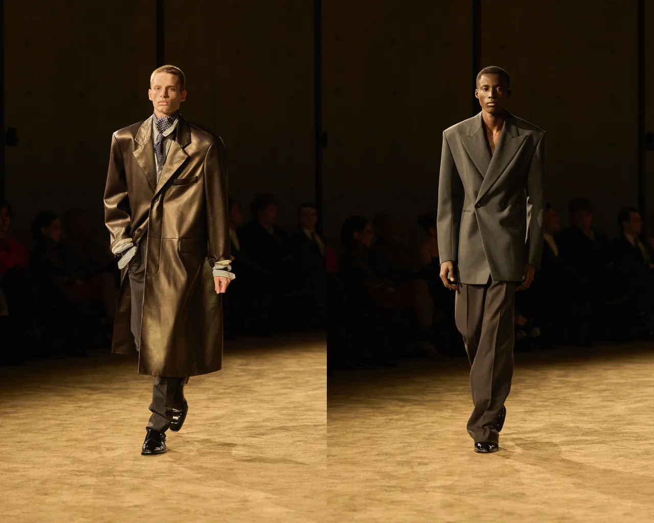 Saint Laurent 2026秋冬男裝秀。品牌提供