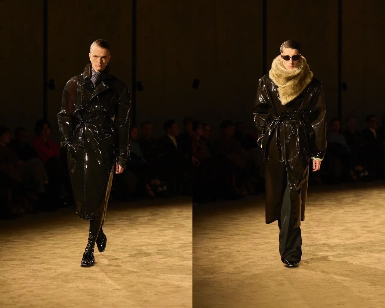 Saint Laurent 2026秋冬男裝秀。品牌提供