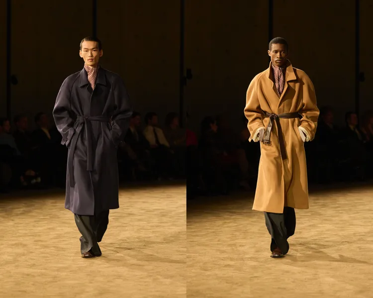 Saint Laurent 2026秋冬男裝秀。品牌提供