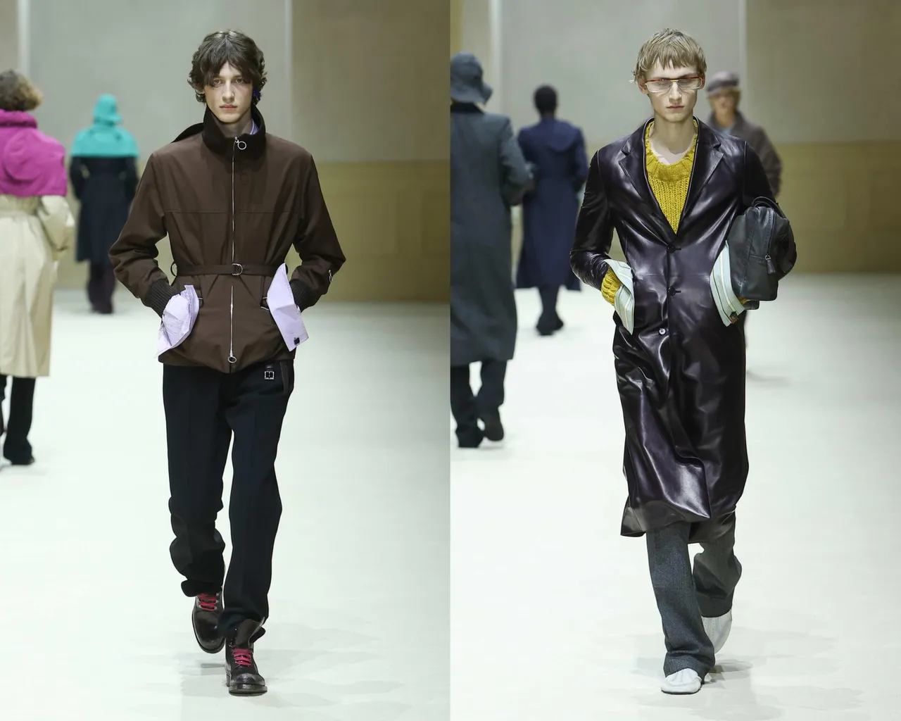PRADA 2026 秋冬男裝系列。品牌提供