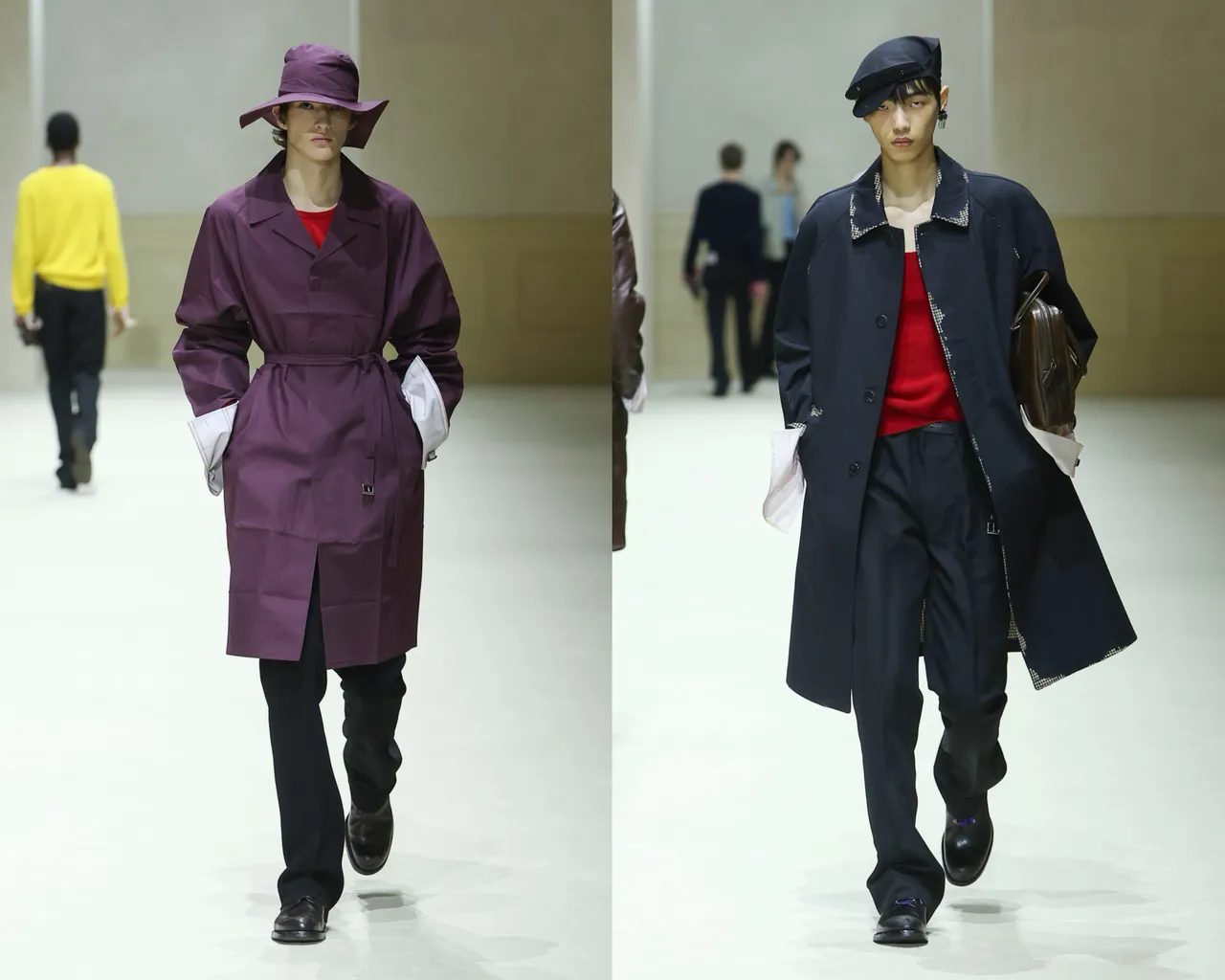 PRADA 2026 秋冬男裝系列。品牌提供