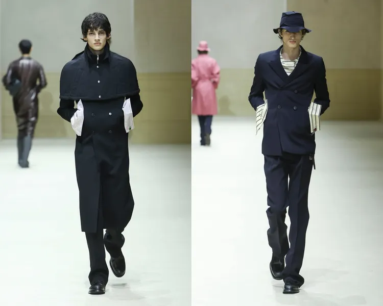 PRADA 2026 秋冬男裝系列。品牌提供
