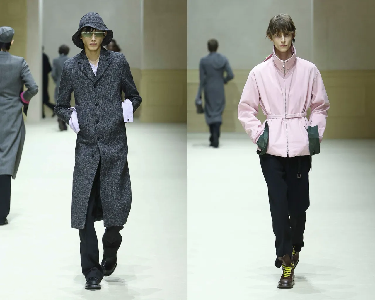 PRADA 2026 秋冬男裝系列。品牌提供