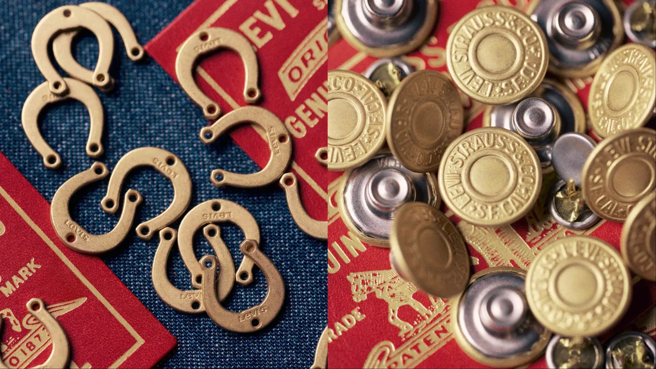 金色马蹄铁缀饰、金扣都呈现喜庆氛围。品牌提供