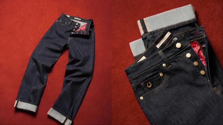 Levi's馬年限定系列RIBCAGE高腰直筒丹寧褲，5490元。品牌提供