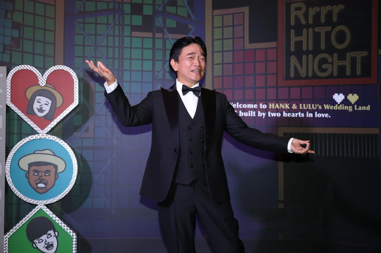 吳宗憲現身婚宴，妙語如珠。莊宗達攝