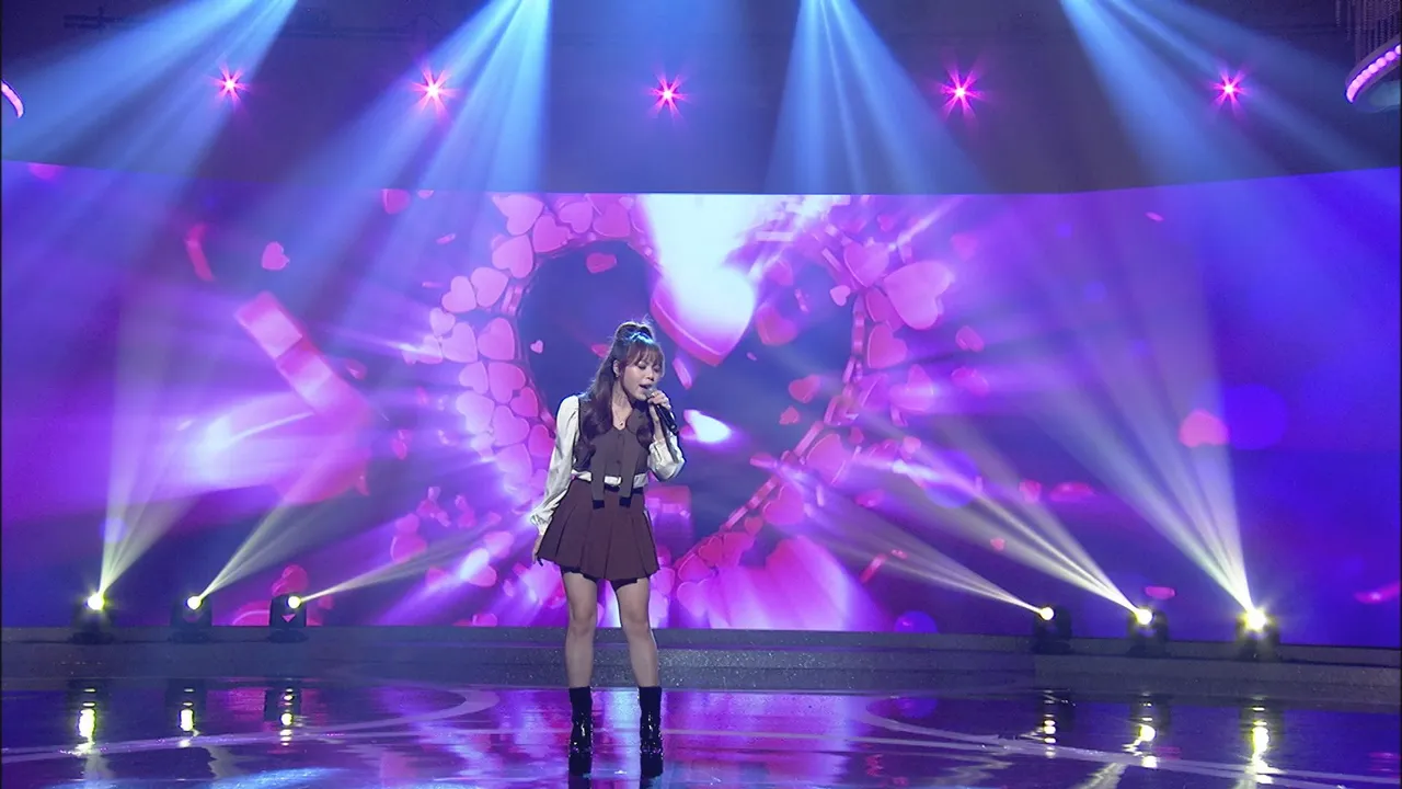 《綜藝一級棒》吳美琳被評審大讚唱功了得。中視提供