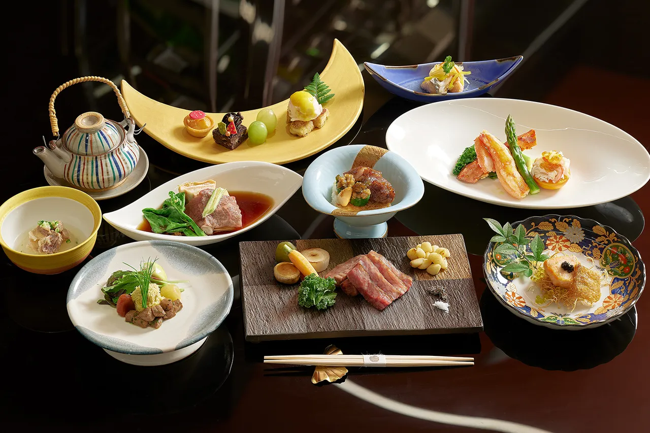 HAYASE日本料理鐵板燒限量推出福井若狹牛御饗套餐。JR東日本大飯店台北提供