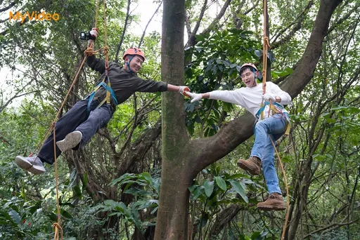 蔡昌憲見陳冠霖掛樹上憂「腰椎復發」　一見不對勁秒變助教