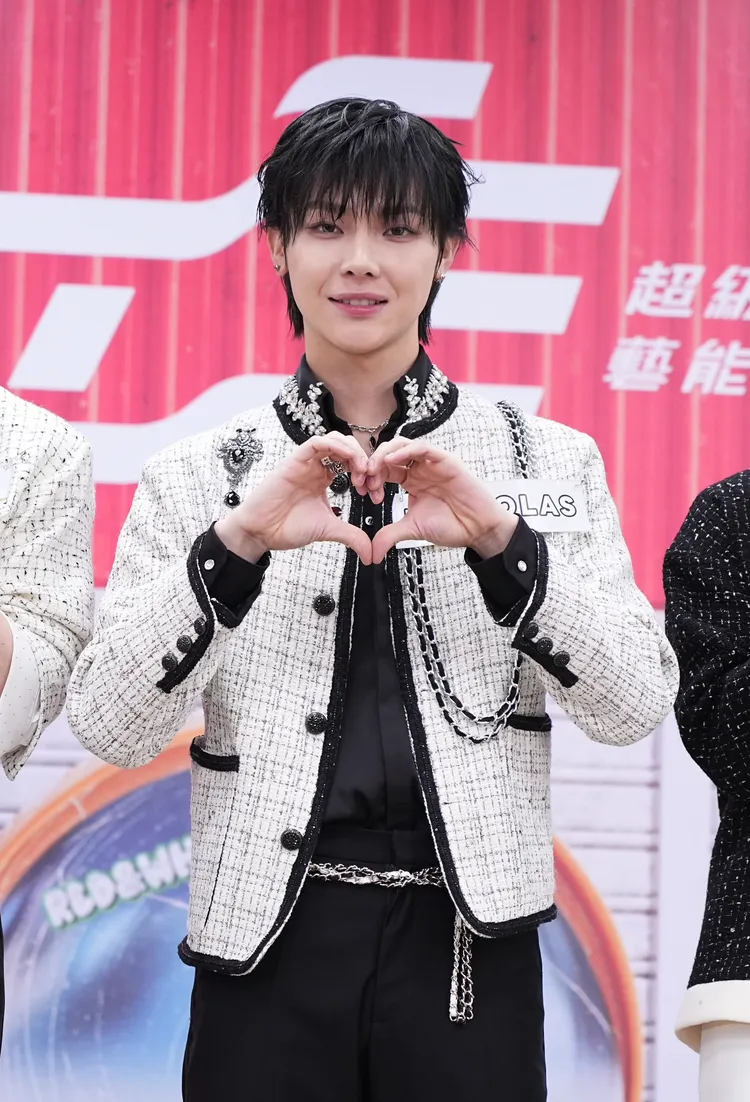 NICHOLAS（王奕翔）自嘲中文不太好。彭欣偉攝