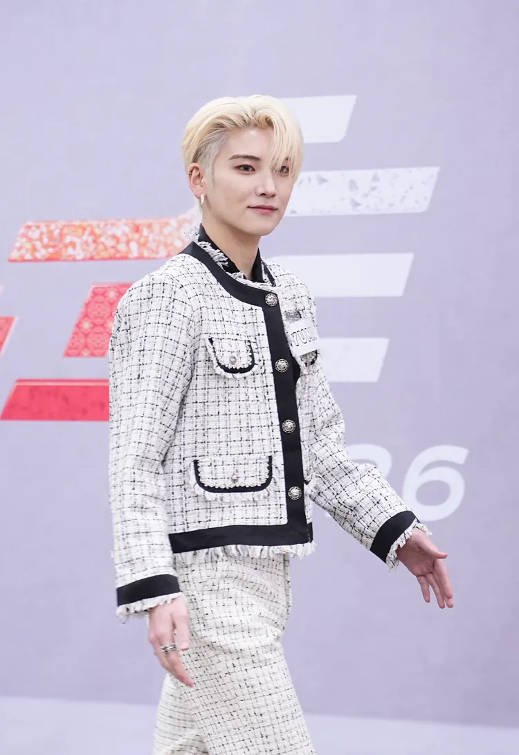 YUMA頂著新染的金髮亮相。彭欣偉攝