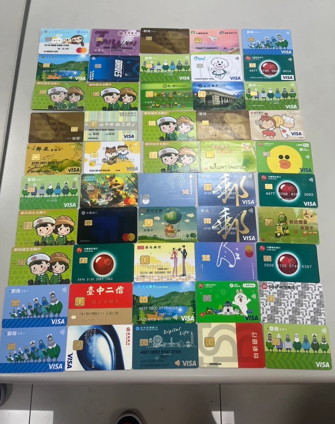 車手被逮查扣50張提款卡及毒品。翻攝畫面