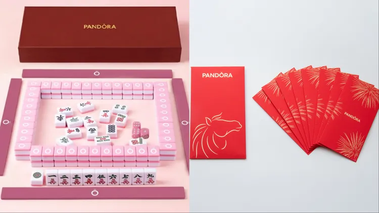 PANDORA推出滿額贈主題麻將組、駿馬開運紅包袋。品牌提供