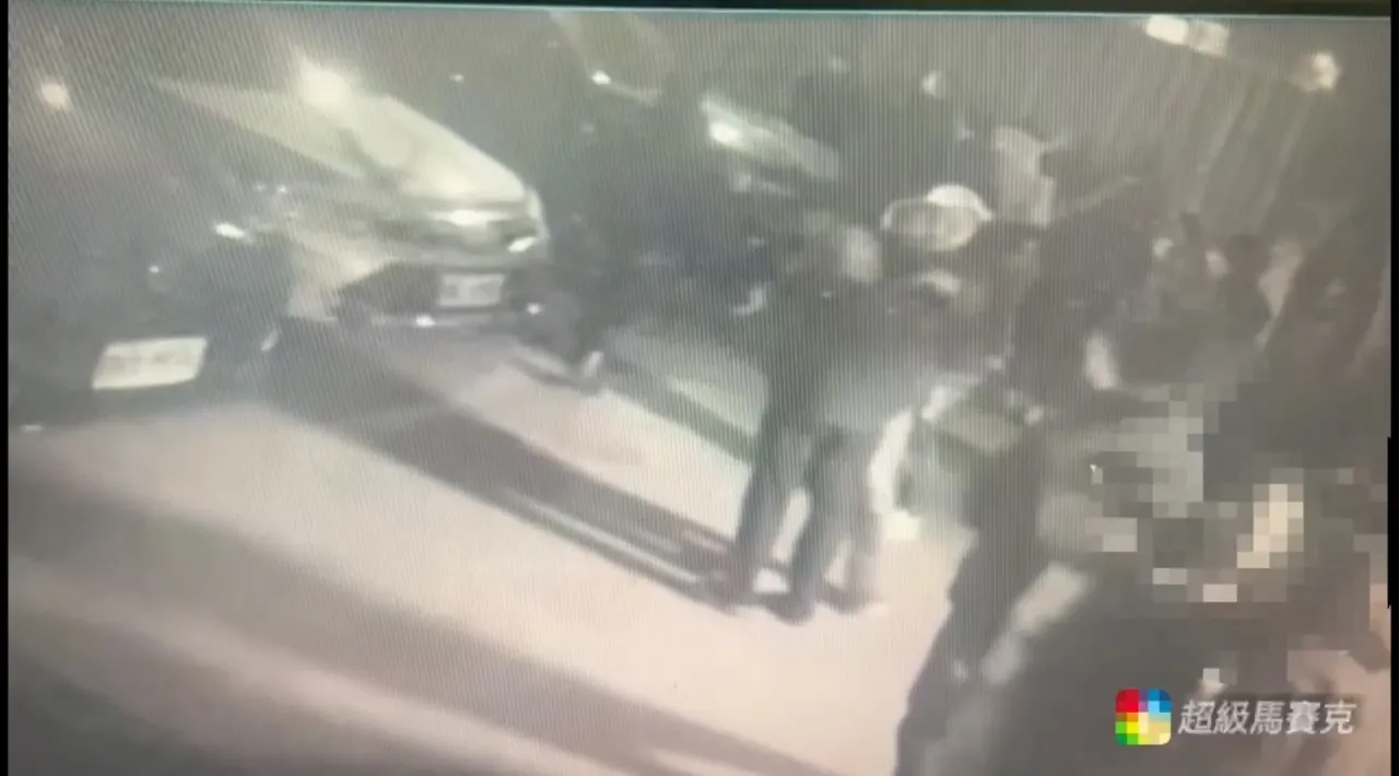 KTV前發生衝突事件。民眾提供
