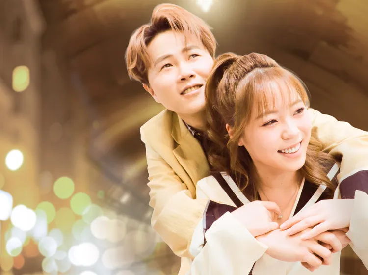 《一級棒》CP陳孟賢和吳美琳搞笑重現《難哄》名場面。中視提供