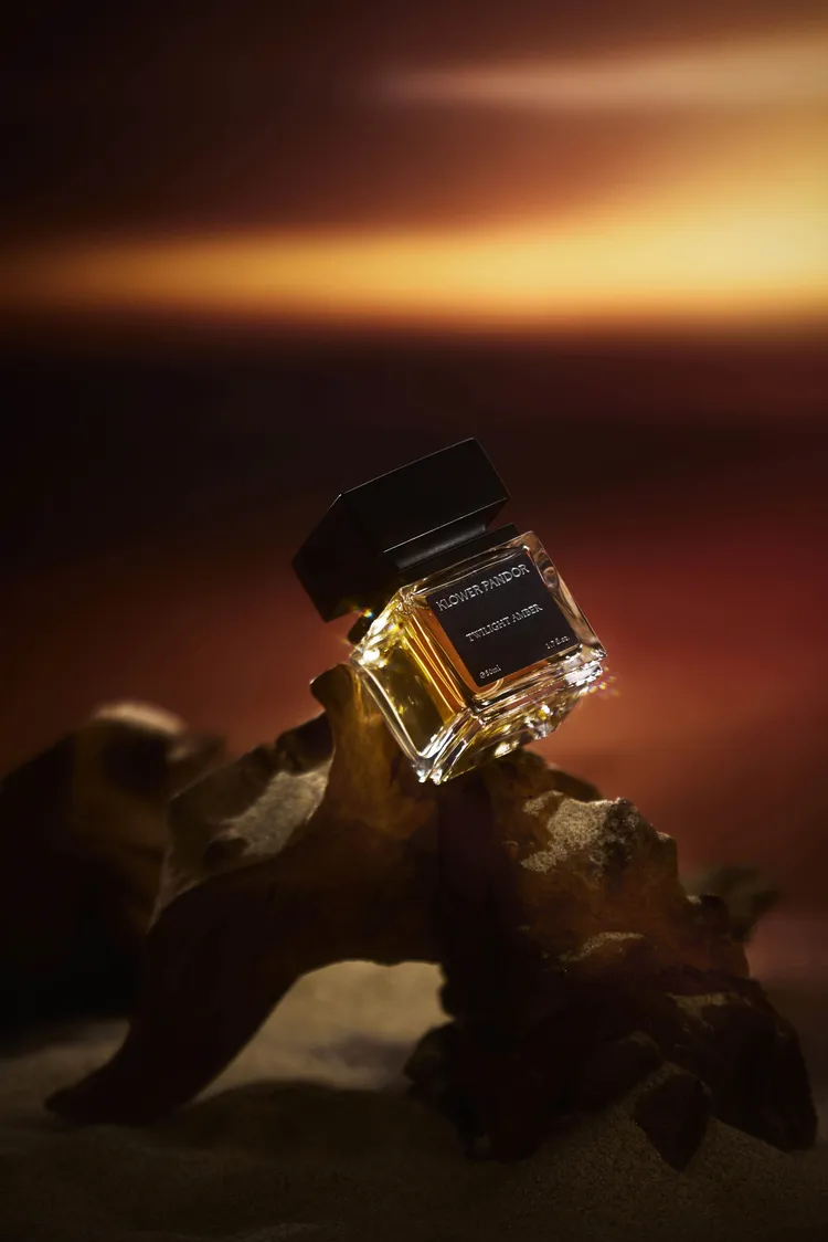 KLOWER PANDOR暮光琥珀記憶香水，50ml／2180元。品牌提供