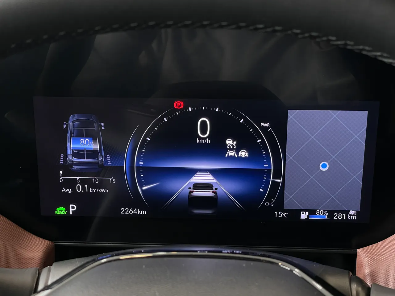 10.25吋数位仪表具备三种显示风格切换，配色清爽且资讯呈现清晰易懂。林浩升摄