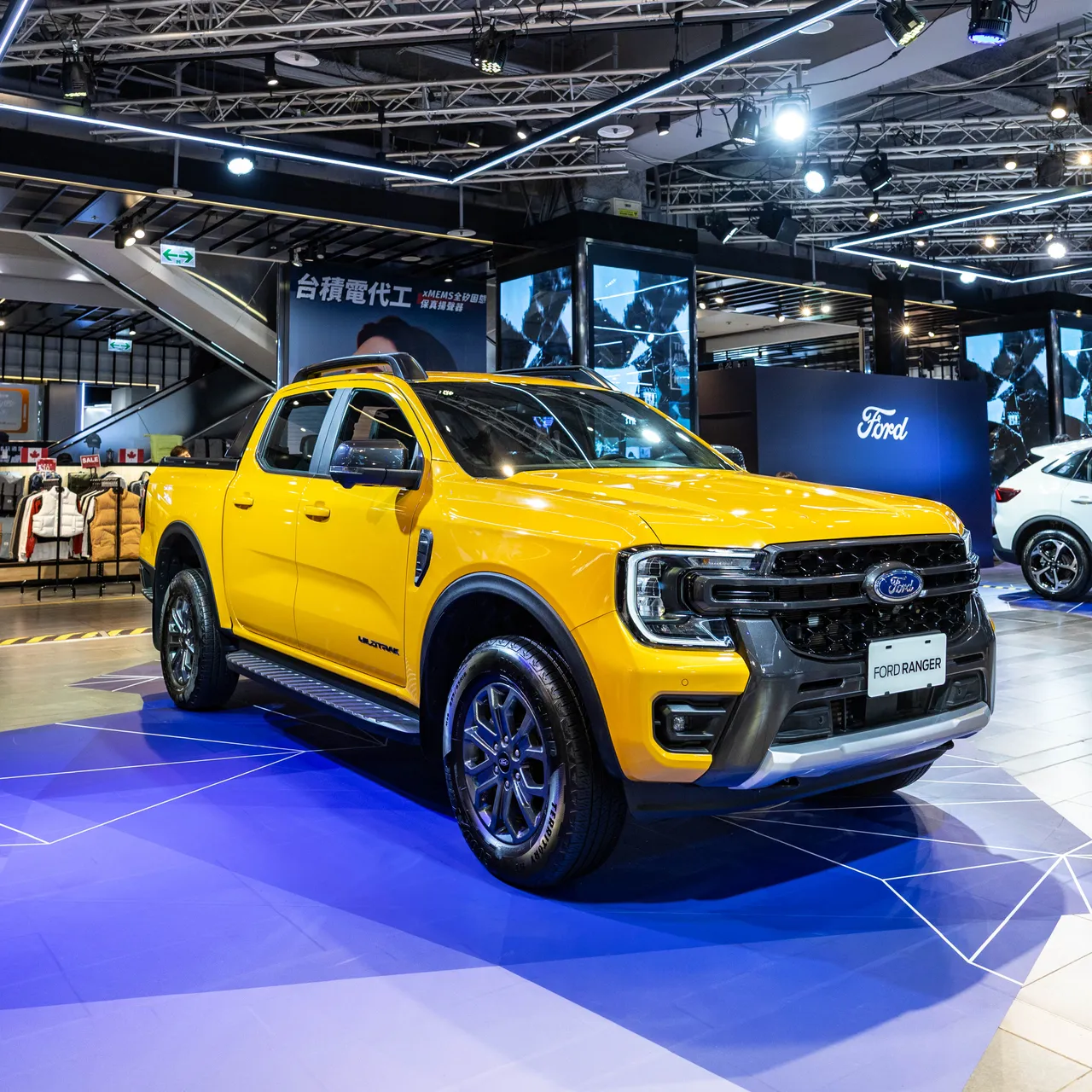 美式越野皮卡Ford Ranger也是高人氣車種之一。業者提供