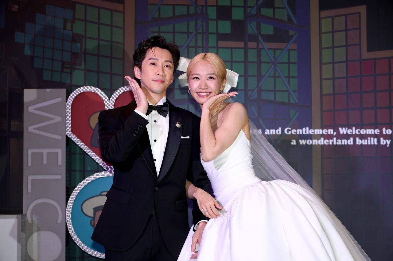 直擊婚禮!陳漢典、Lulu宴請半個演藝圈 「三金陣容」齊聚一堂