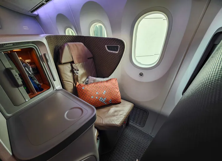 每個座位都能直接進出走道。田欣雲攝