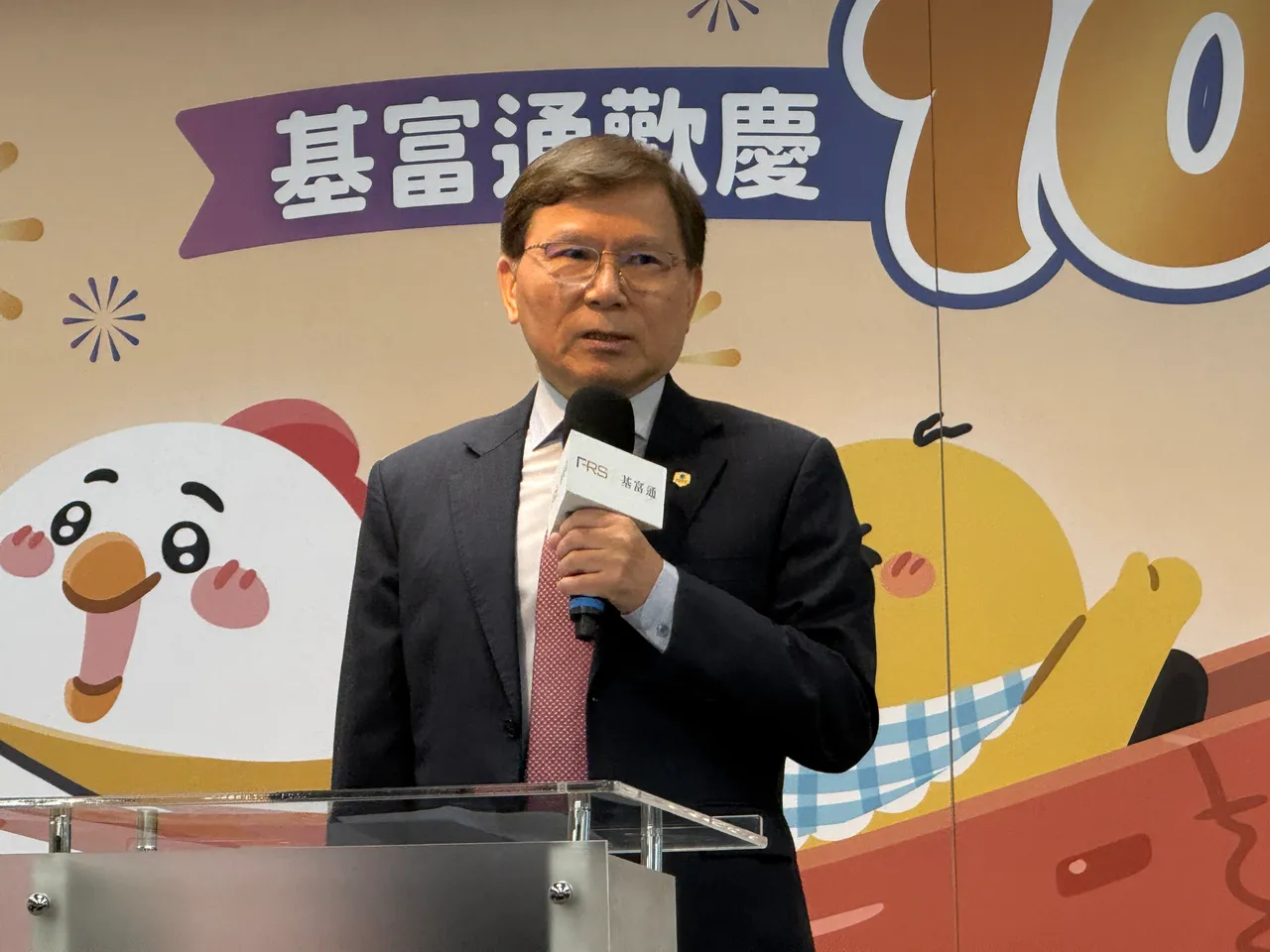 基富通董事長林丙輝。呂承哲攝
