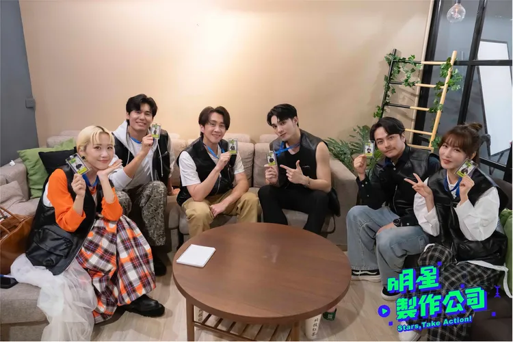 《明星製作公司》首播後話題持續發燒，節目主打明星親自下場製作節目的幕後實境內容。TVBS提供