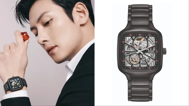 Rado True Square真我方形系列 X 池昌旭設計款腕錶，11萬4100元。品牌提供