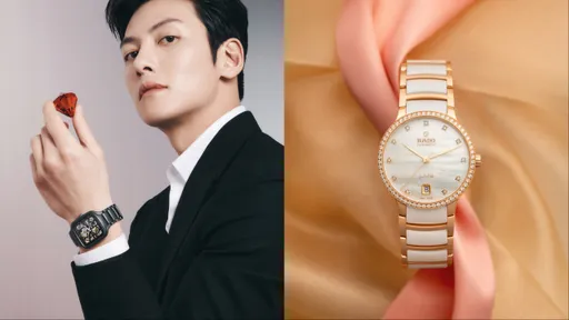 池昌旭戴自己設計的RADO錶迎新年　Centrix系列鑲美鑽超閃