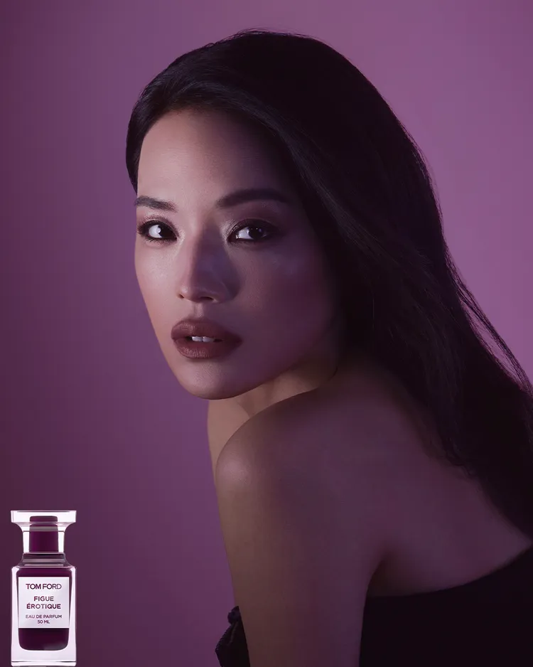 舒淇演繹TOM FORD情慾無花果系列作品。品牌提供