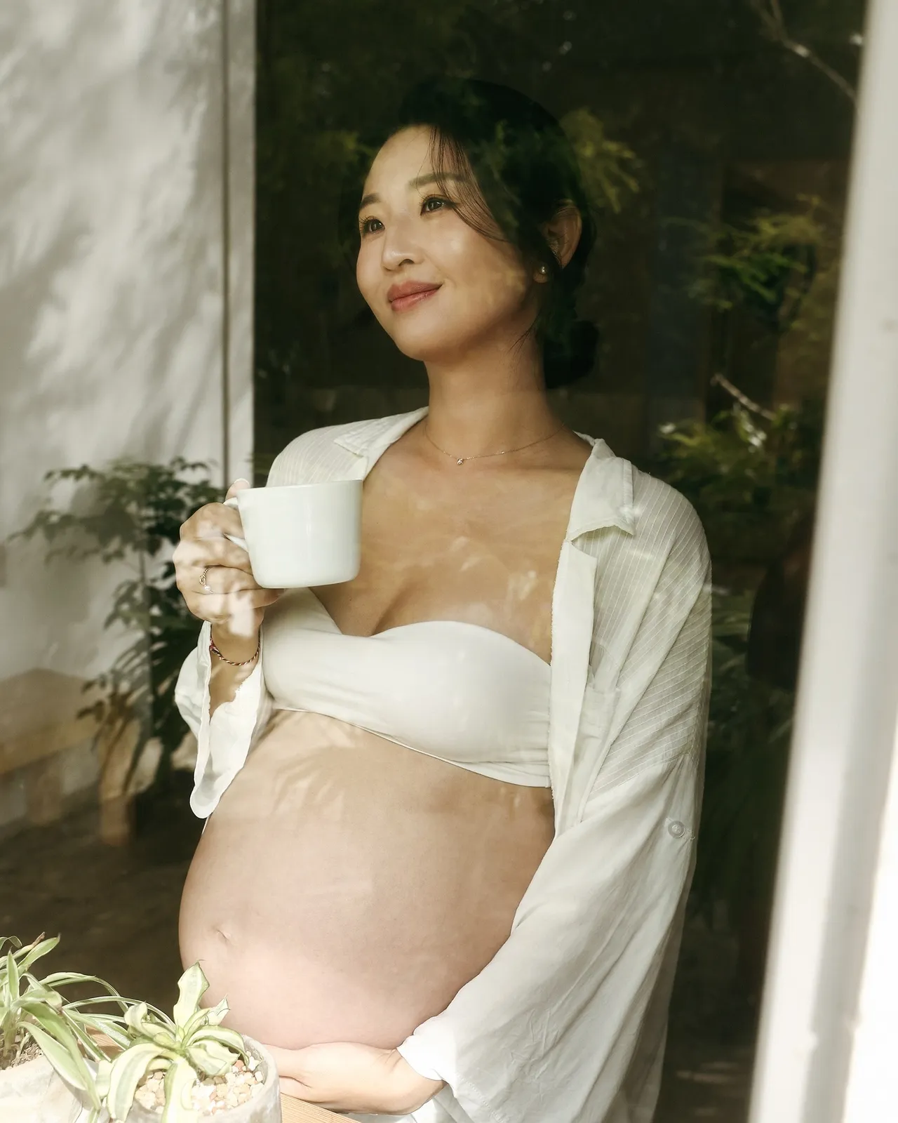 「华航林依晨」相当期待升格人母。翻摄Ivy脸书