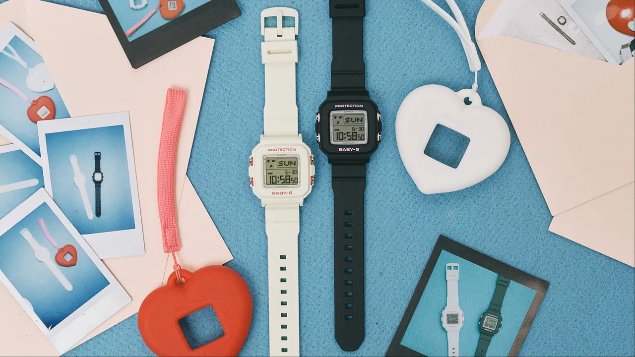 BABY-G替BGD-10KH系列推出情人節撞色設計。品牌提供