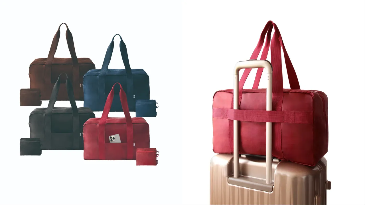 UNIQLO新春首波優惠滿額贈推出「馬上好運輕旅袋」。品牌提供