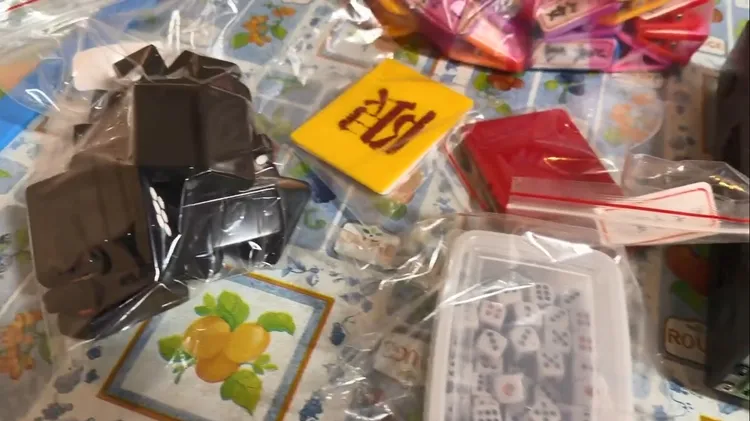 賭具。中壢警分局提供