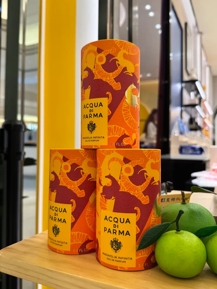 Acqua di Parma無限木蘭印花典藏版，100ml／1萬1800元。張家玲攝