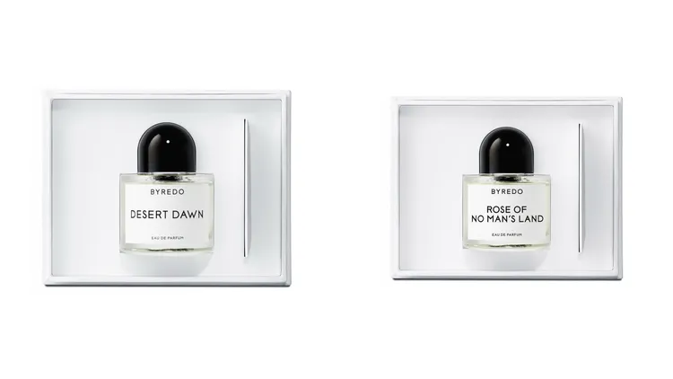 BYREDO 荒漠旭日淡香精（左）、無人之境淡香精（右），各50ml／6280元。品牌提供
