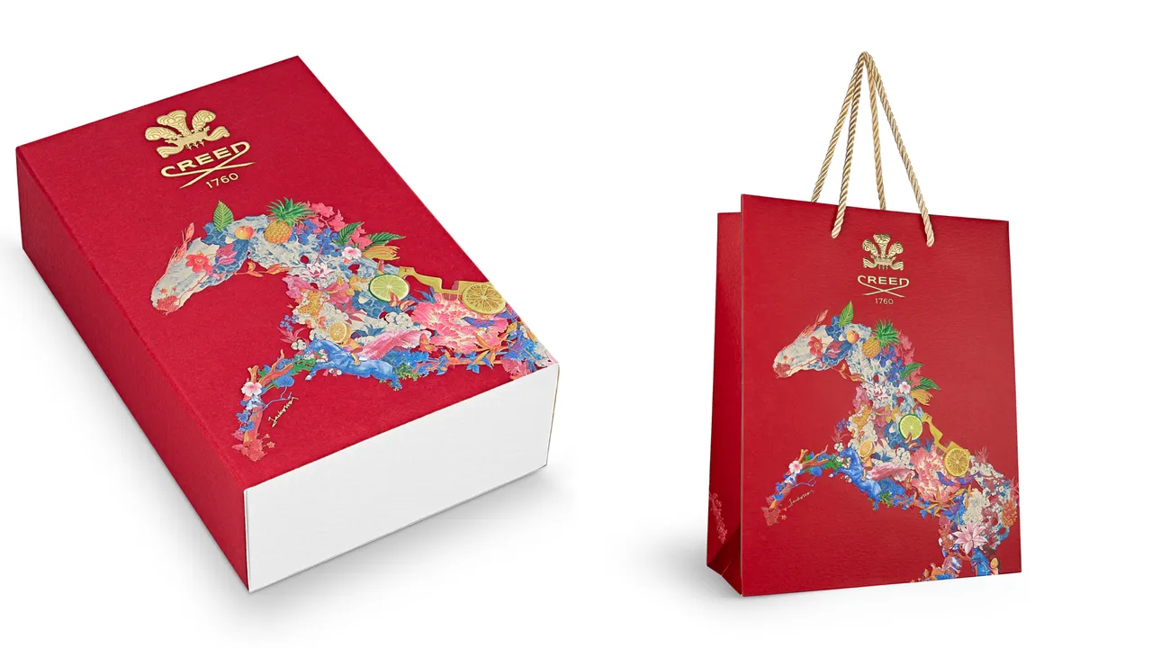 CREED金駿迎春限定包裝&封套。品牌提供