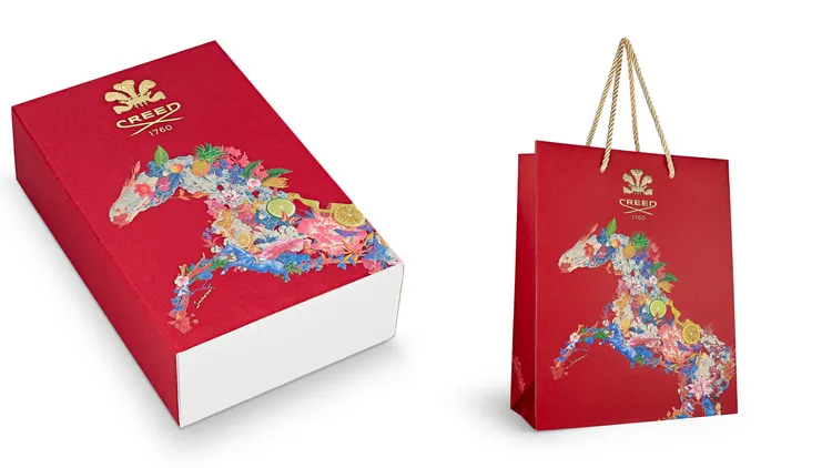CREED金駿迎春限定包裝&封套。品牌提供