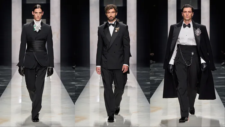 Dolce & Gabbana 2026秋冬男裝系列。品牌提供