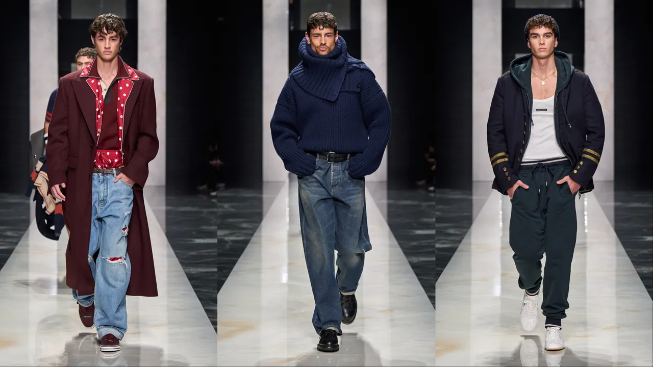 Dolce & Gabbana 2026秋冬男裝系列。品牌提供