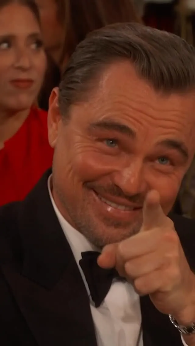 李奧納多狄卡皮歐被主持人調侃。翻攝cbstv IG