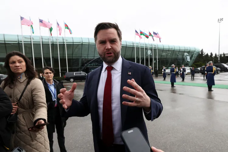 美國副總統范斯。路透社