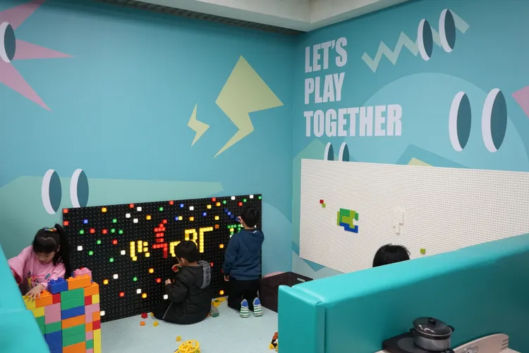 黃國昌新北市長競選總部，兒童樂園。邱筠媜攝