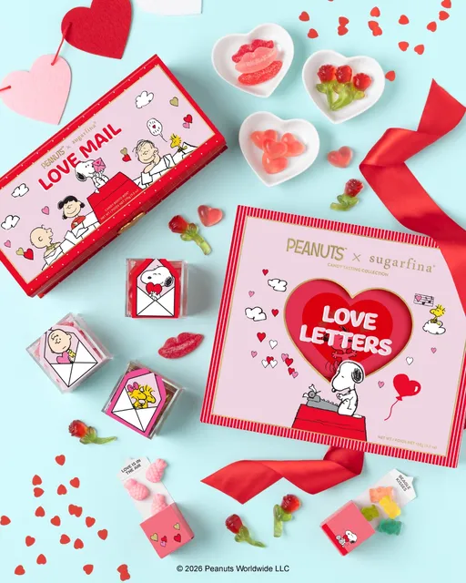 2026情人節禮盒推薦：Sugarfina聯名Snoopy糖果　奢華香檳小熊告白必備