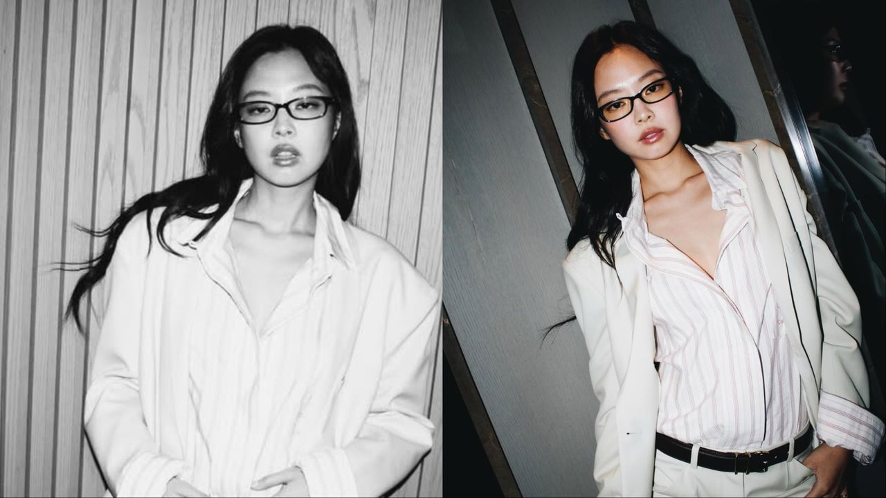 Jennie知性辣現身Calvin Klein大秀 戴「老師眼鏡」撞臉滴妹