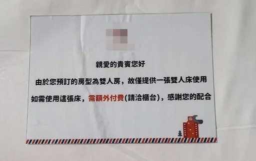 訂雙人房硬給家庭房還限用1床　中市府：不符訂房契約可申訴