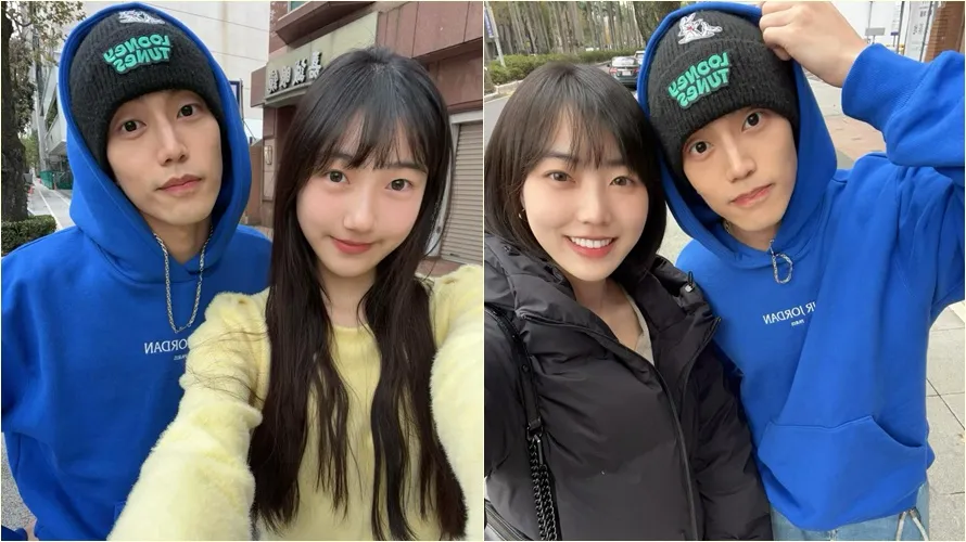 徐謀俊與兩個姪女合照。翻攝自徐謀俊臉書