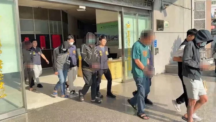高市刑大破獲劉男等7人販毒集團，詢後移送法辦。翻攝照片