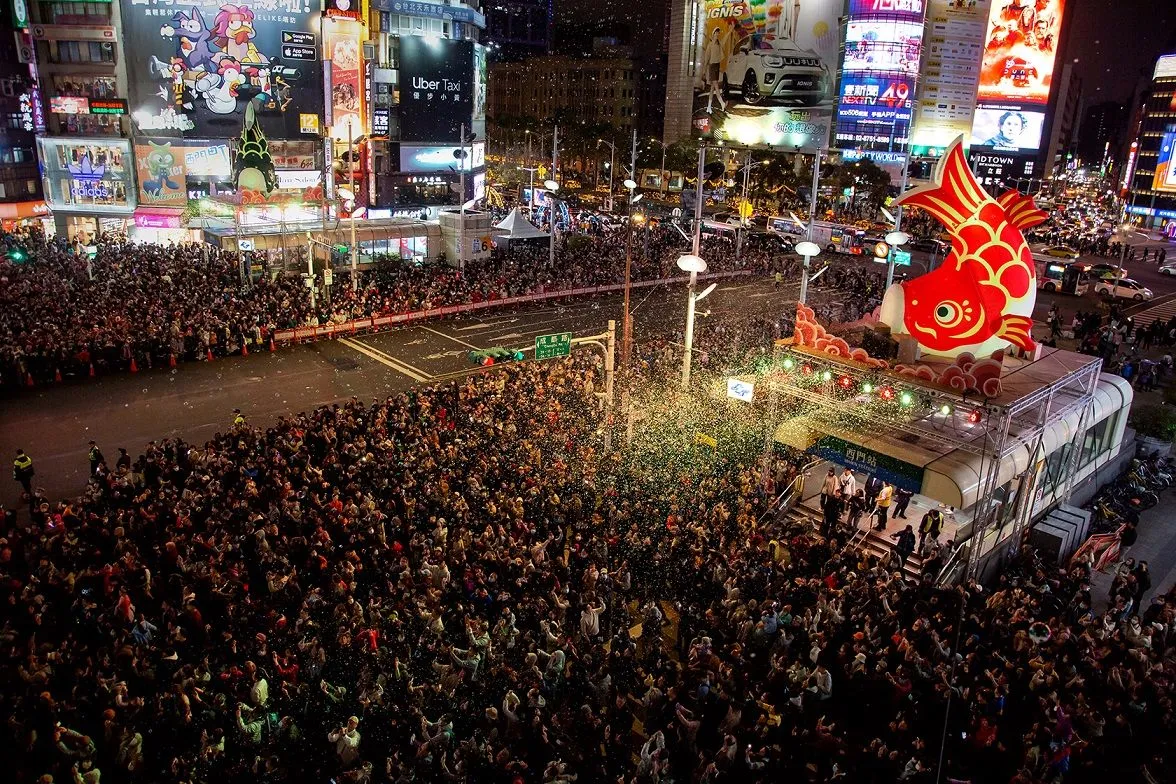 2026 年台北燈節花博展區攜手變形金剛，西門展區則與泡泡瑪特合作。資料照片／台北市觀傳局提供